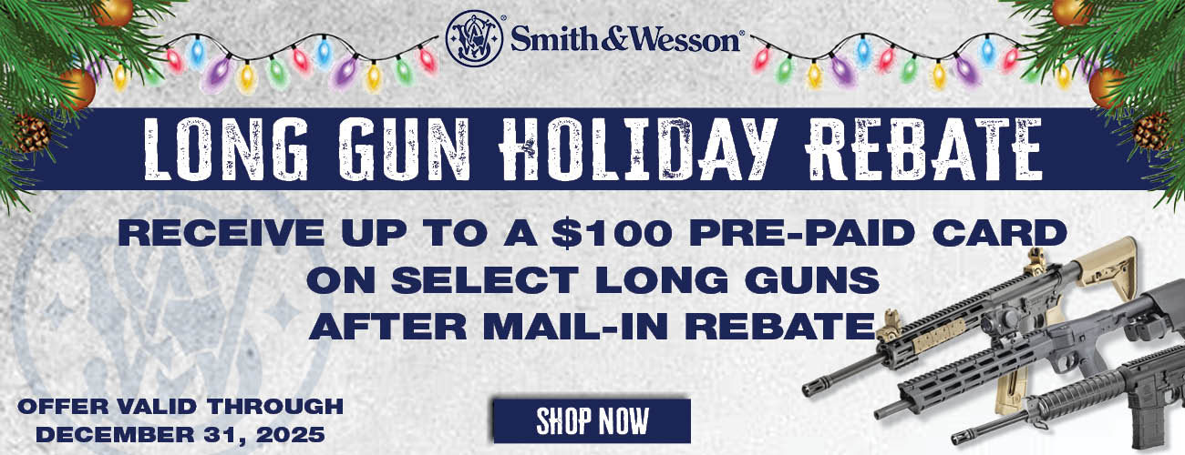 Smith and Wesson Long Gun Holiday Rebate